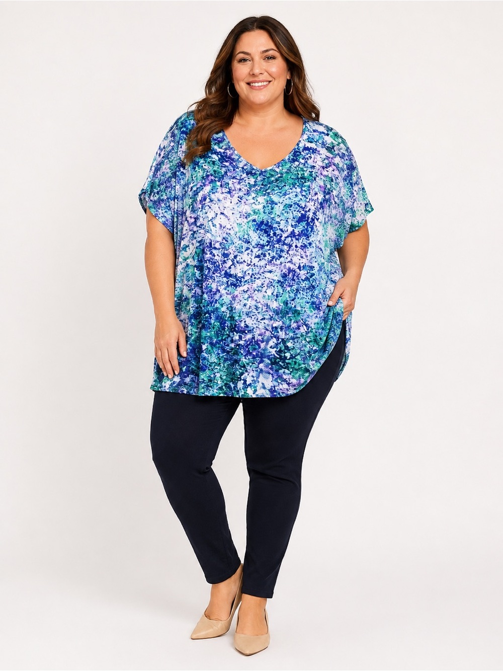 Cynthia Rowley Jackson Pollock Top